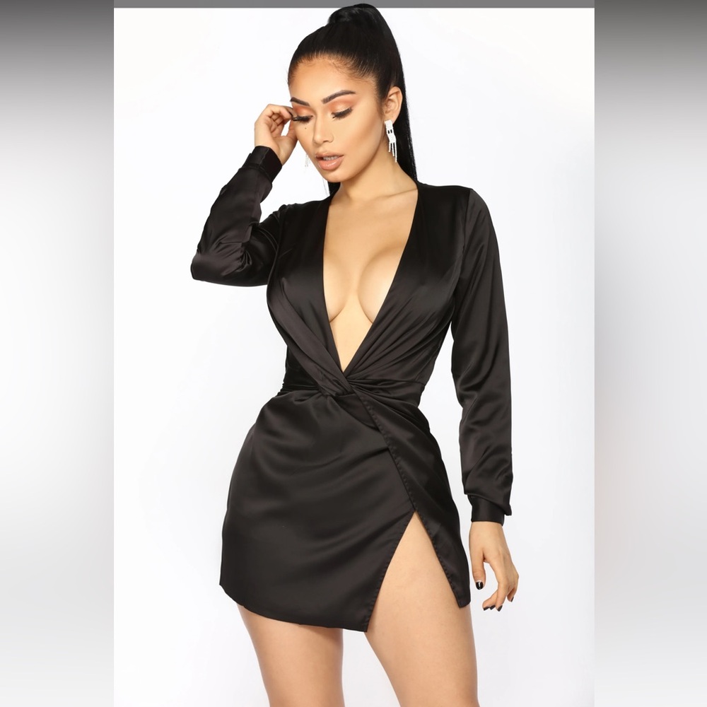 Fashion nova Sugar Free Dress size medium in black